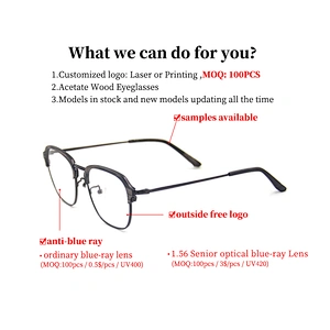 Shenzhen Acetate Spectacle Glasses Vintage Eyewear Eyeglasses Optical frame