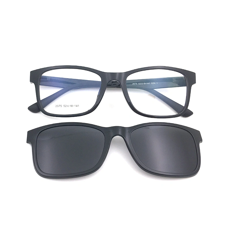 Glasses Executive Optical Titanium Frame Woman Aluminium  Clip On Sunglasses