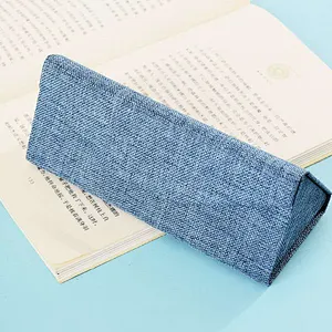 luxury  PU packaging box Fashion soft Sunglasses  Leather glasses case