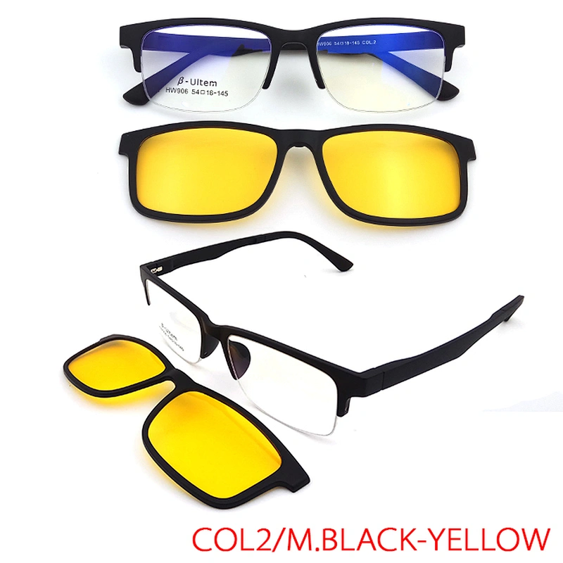 2019 mido new design high quality ultem clip on sunglasses ready stock