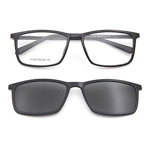 2019 hot selling  tr90 eyewear frame polarized clip on glasses for aliexpress