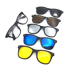 new arrived hot sale night vision protective optical frame clip on glasses