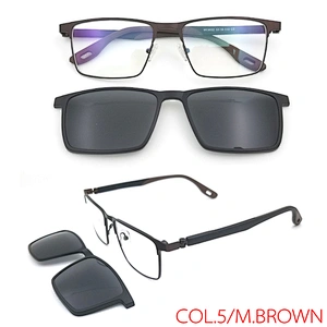 high quality strong stainless clip on eyewear glasses ready stock