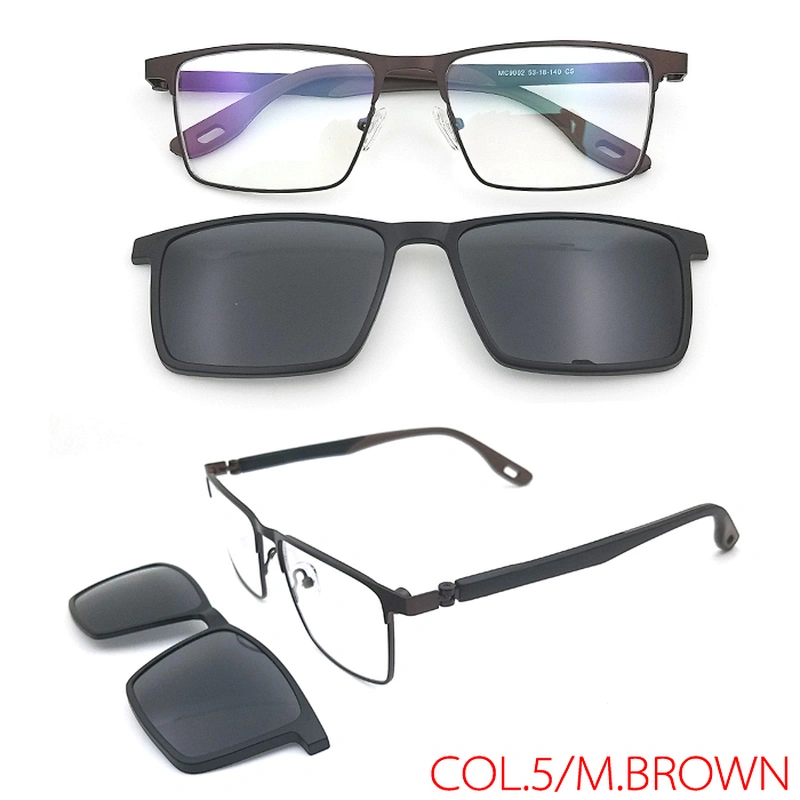 high quality strong stainless clip on eyewear glasses ready stock