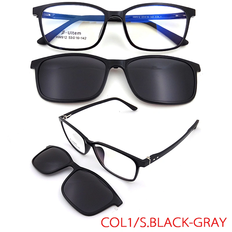 new design high quality clip on eyewear sunglasses with polarized for driver