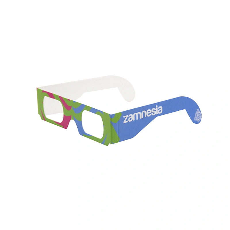 2019 Promotion Wholesale Custom Printing Firework Diffraction Paper Glasses