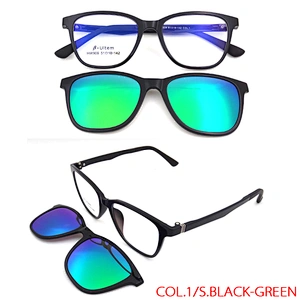 High Quality hot sale magnetic optical ultem Spectacle Frame clip on sunglasses