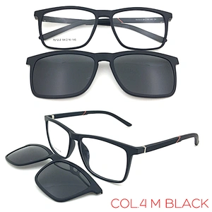 2019 new design polarized men women tr90 optical clip on eyewear glasses