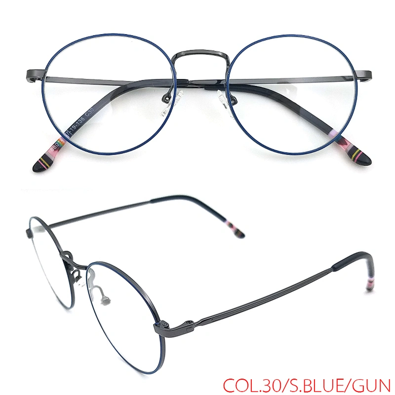 Eyeglasses Wholesale Anti Blue Light Metal Eyewear Optical Frame In China