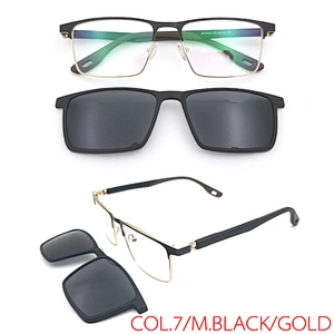 high quality strong stainless clip on eyewear glasses ready stock