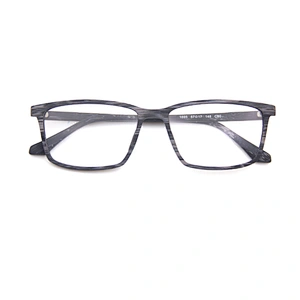 hot sale Colorful plastic optical fashion wooden design acetate eyeglasses