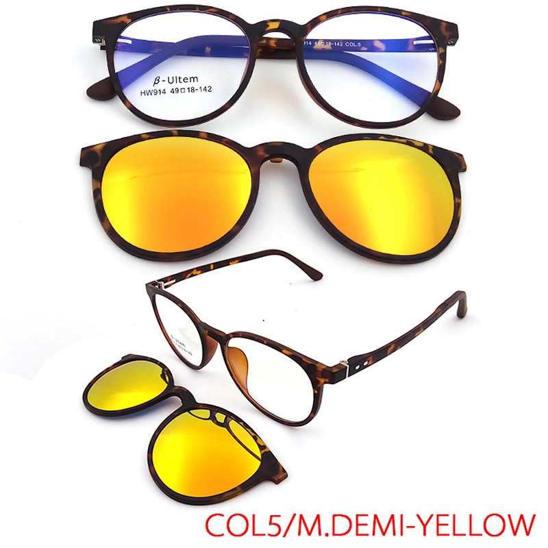 made in china hot sale optical clip on eyeglasses with TAC polarized