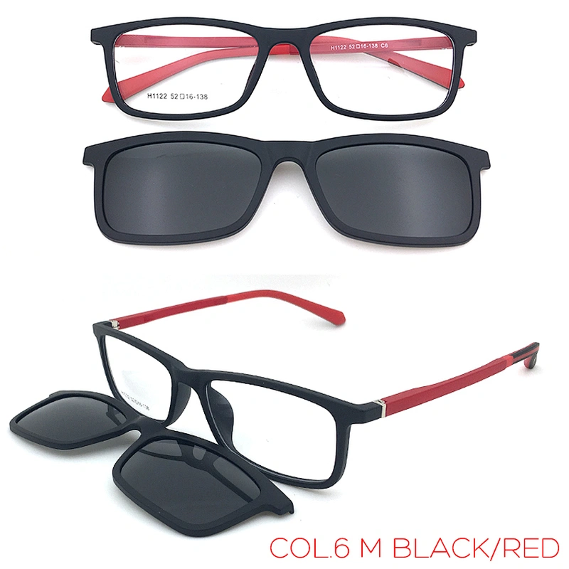 2019 new italy design tr90 magnetic clip on  eyewear sunglasses