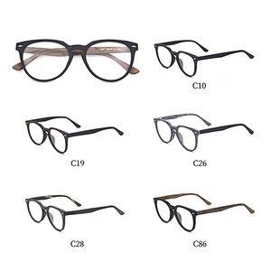 2019 optical wooden brand acetate tips designer eyeglasses frames