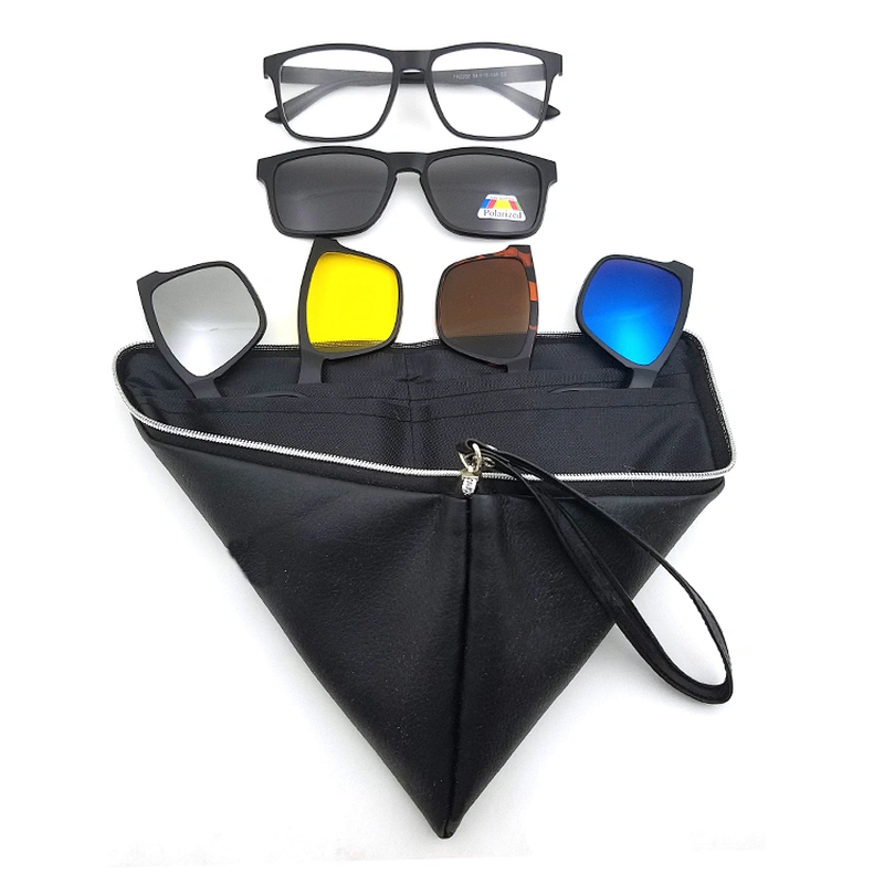 hot selling fashion design 5 clips magnet glasses wholesale