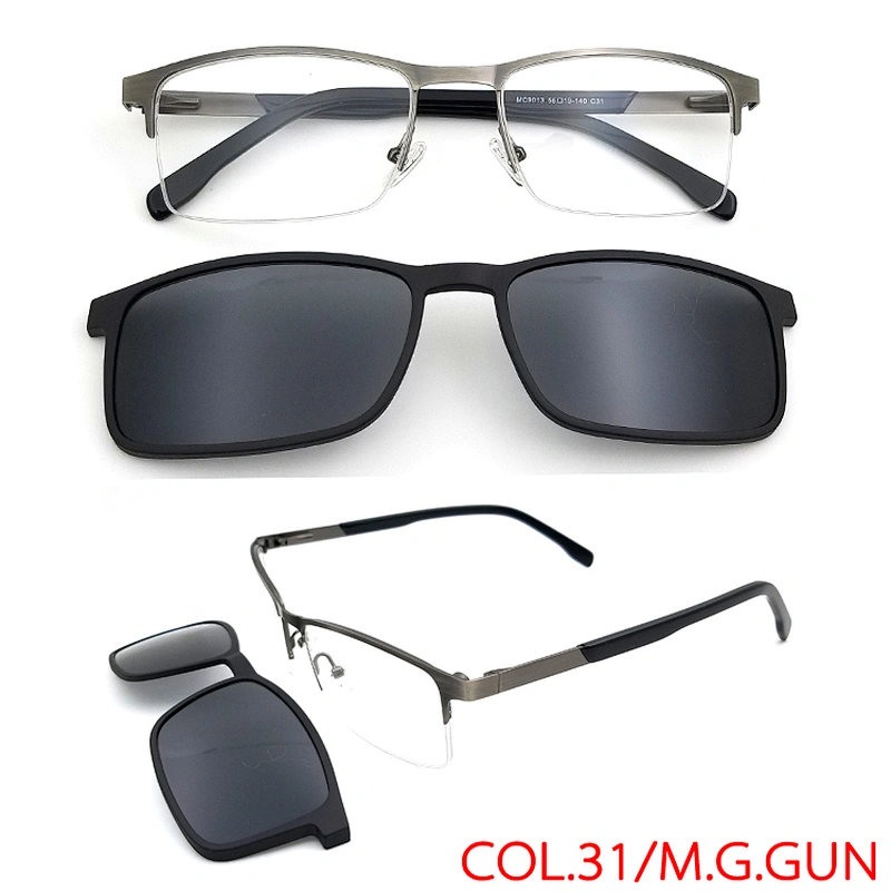 high quality hot sale ready stock metal optical Clip On Glasses