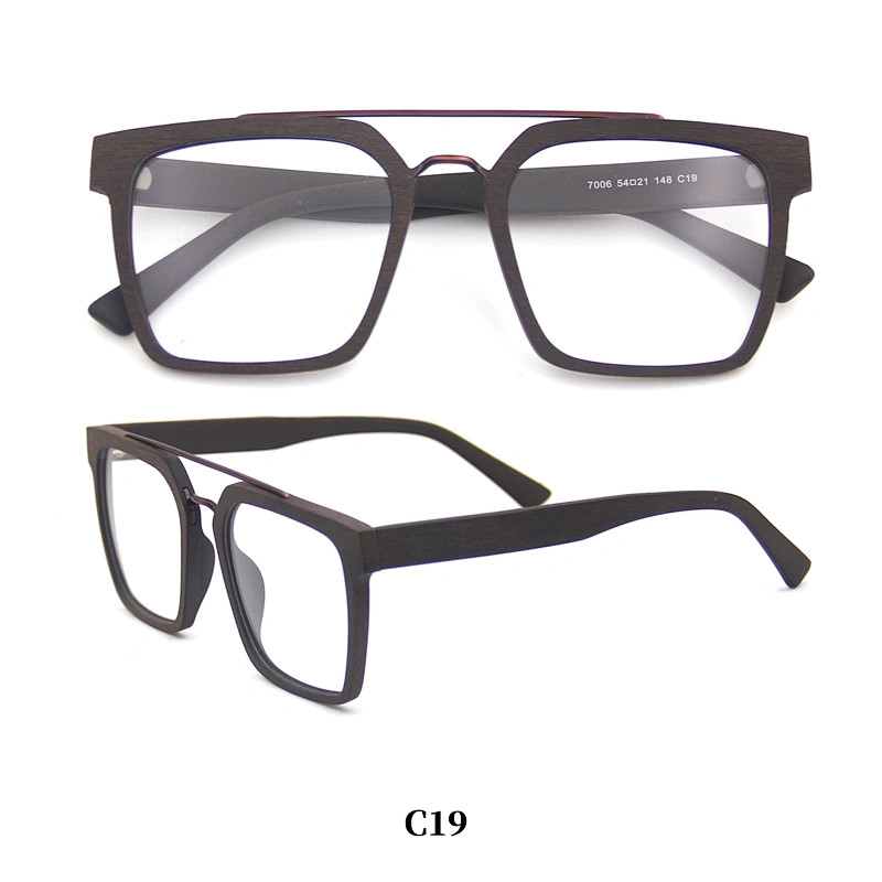 hand made wood frame acetate temples fashion wooden glasses