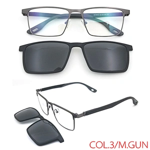 high quality strong stainless clip on eyewear glasses ready stock