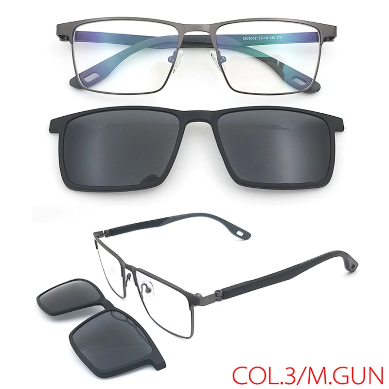 high quality strong stainless clip on eyewear glasses ready stock