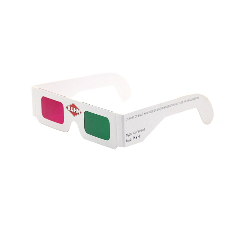 high quality cheap price Custom Paper Anaglyph 3D Red Blue Glasses