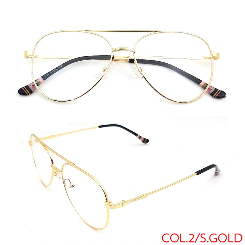 Wholesale Metal Optical Man Woman Square High Quality Glasses Eyeglasses Frame