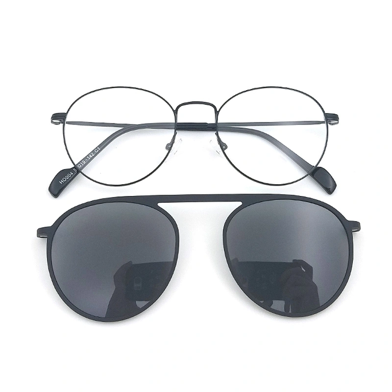 high quality hot selling new design optical eyewear frame clip on glasses