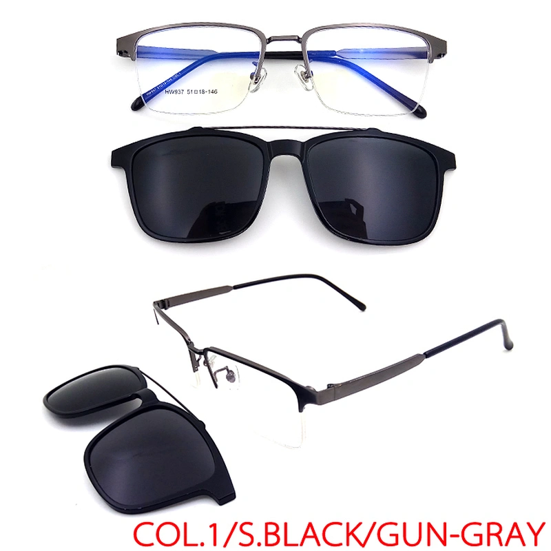 new fashion design uv400 polarized magnetic clip on Sunglasses