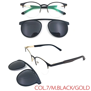 nice model hot sale tac polarized metal optical clip on eyewear sunglasses