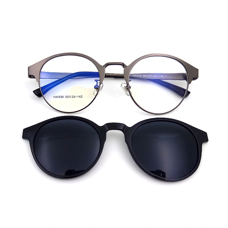 quality night vision men women design clip on sunglasses with polarized