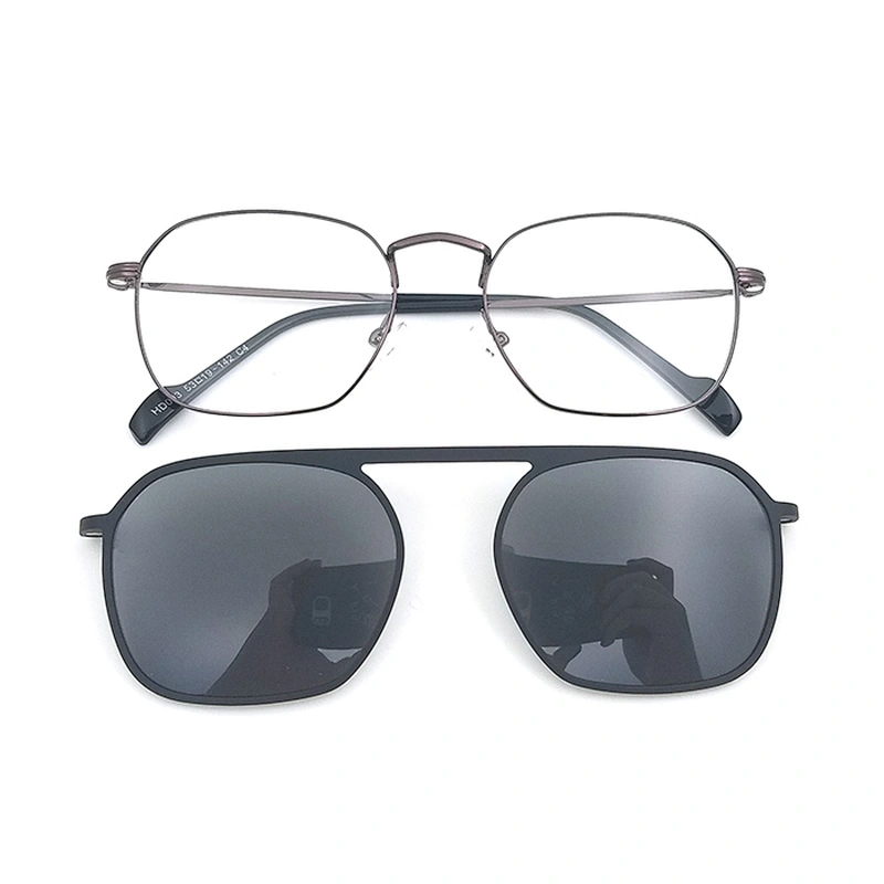 high quality customer logo optical eyeglasses matel magnetic eyewear stock