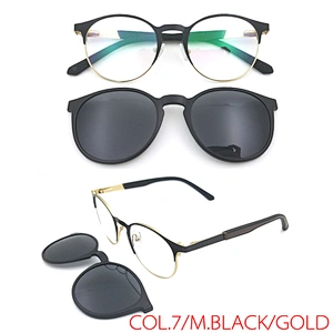 hot selling strong tac polarized laser model metal clip on sunglasses