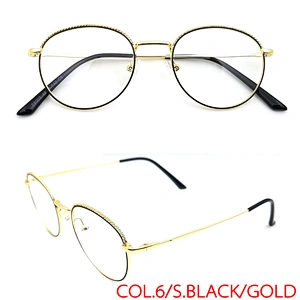 Optical Anti blue Light Blocking Eye metal Eyeglasses Glasses Frame