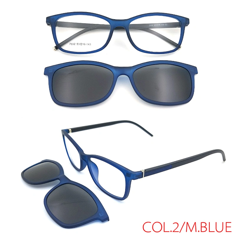 good model clip on optical frame with magnet eyewear reading glasses