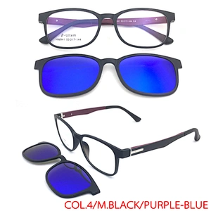hot sale spring magnet cover optical frame with tac clip on sunglasses