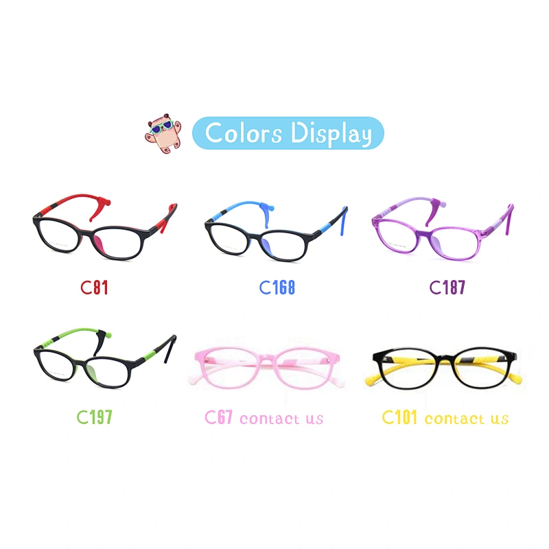 Baby Children's Fashion Soft Sport Silicone memory Glasses eyeglasses frame