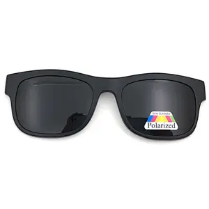 2020 new fashion designer clip on glasses eyewear with magnet polarized