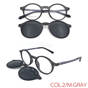 high quality hot sale TR90 magnet eyewear clip on sunglasses with polarized