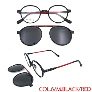 2020 new design magnetic eyewear frame clip on sunglasses wholesale