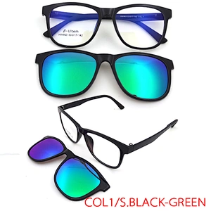 new design ultem clip on optical glasses with polarized for night driver