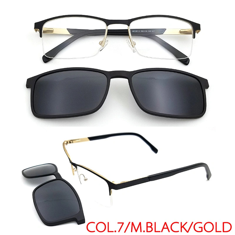high quality hot sale ready stock metal optical Clip On Glasses