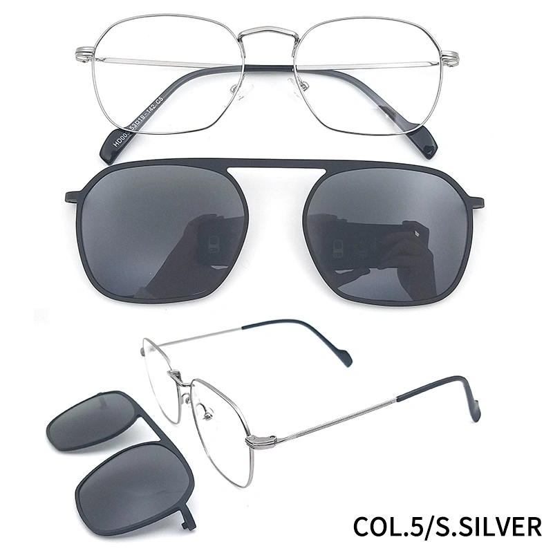 high quality customer logo optical eyeglasses matel magnetic eyewear stock