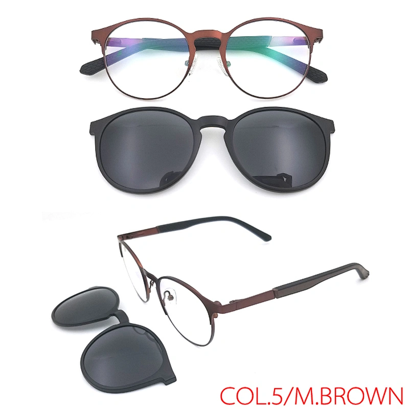 hot selling strong tac polarized laser model metal clip on sunglasses