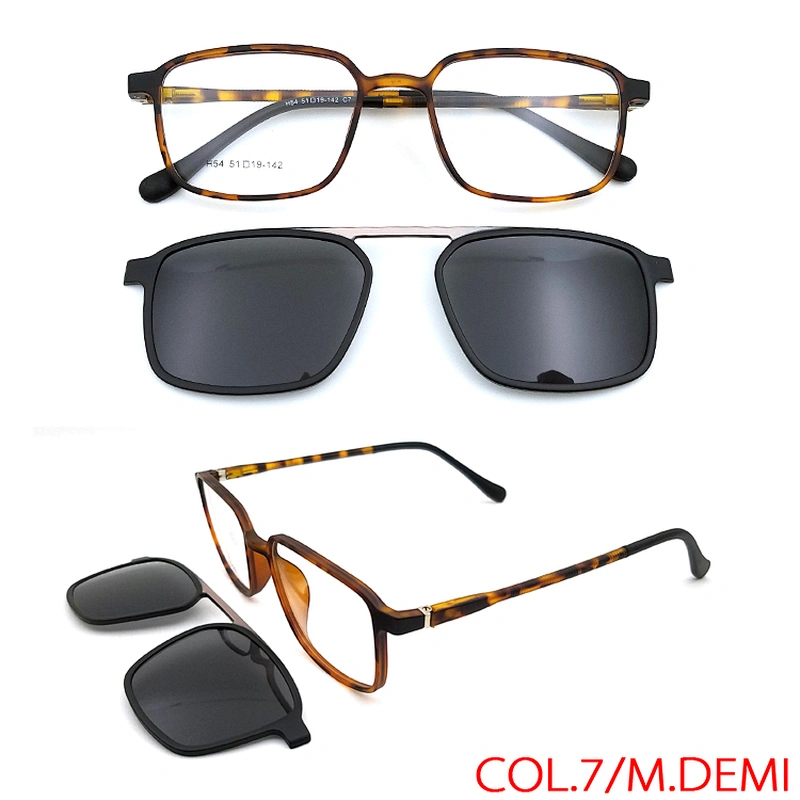 hot selling new fashion model customer logo clip on optical frame wholesale