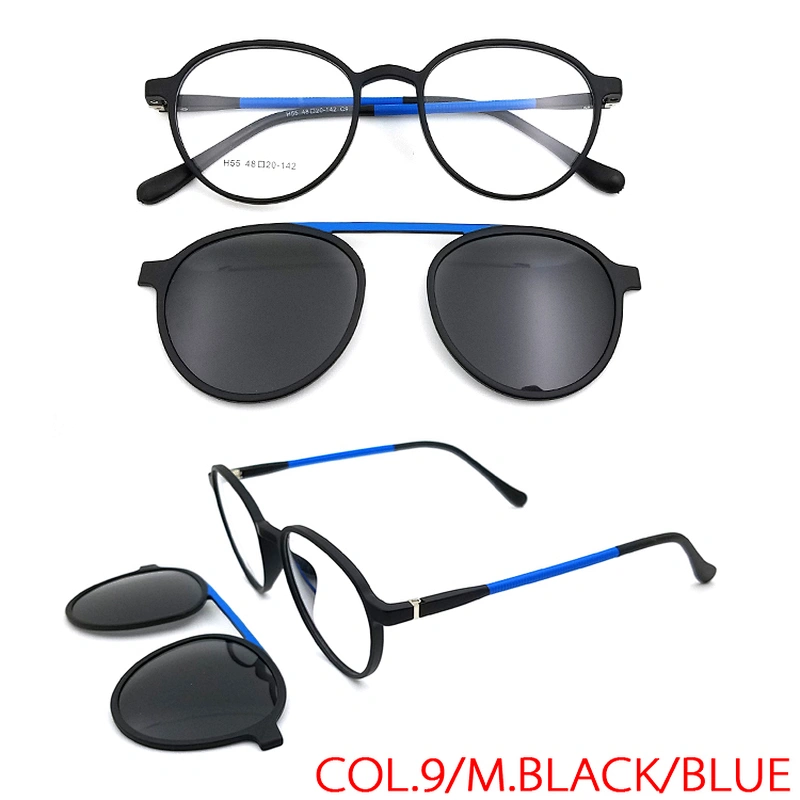hot sale high quality ready spot magnetic soft tr90 optical clip on glasses