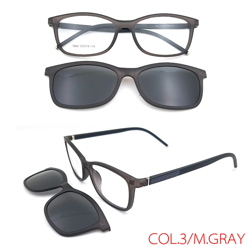 good model clip on optical frame with magnet eyewear reading glasses