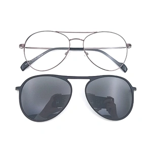 customer logo poliarzed sunglasses metal clip on frame glasses ready stock