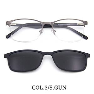 new model tr90 cover eyewear optical frame metal clip on glasses ready