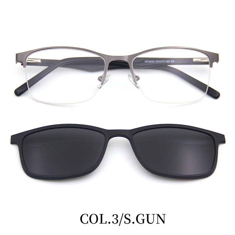 new model tr90 cover eyewear optical frame metal clip on glasses ready