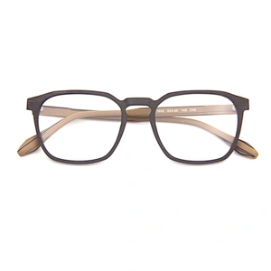 fashion design China Wholesale Wood Grain Acetate Eyeglasses stock