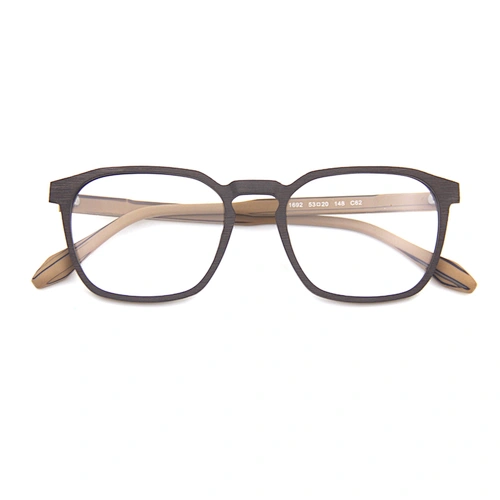 fashion design China Wholesale Wood Grain Acetate Eyeglasses stock